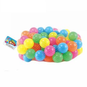 100 Pack Pit Balls for Kids; Plastic Play Ball Refill Balls; Phthalate and BPA Free; Includes a Reusable Storage Bag; Gift for Toddlers and Kids