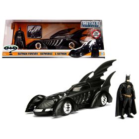 1995 Batman Forever Batmobile with Diecast Batman Figure 1/24 Diecast Model Car by Jada