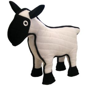 Tuffy Barn Yard Series Dog Toy Sheep Black, White